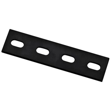 Eat-In N351-455 6 in. Black Powder Coated Steel Mending Brace EA948678